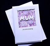 Amazing Mum - Handcrafted Mothers Day Card - dr17-0011
